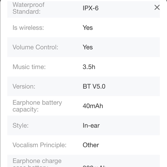 BNWT Wireless earbuds, AirPods, Bluetooth earbuds - Picture 8 of 8